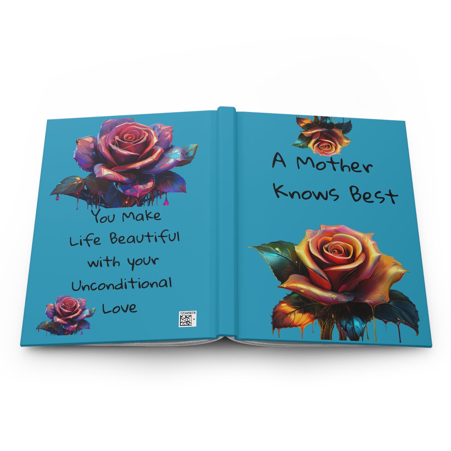 Small Hardcover Journal with Floral Design - Perfect Gift for Mother's Day