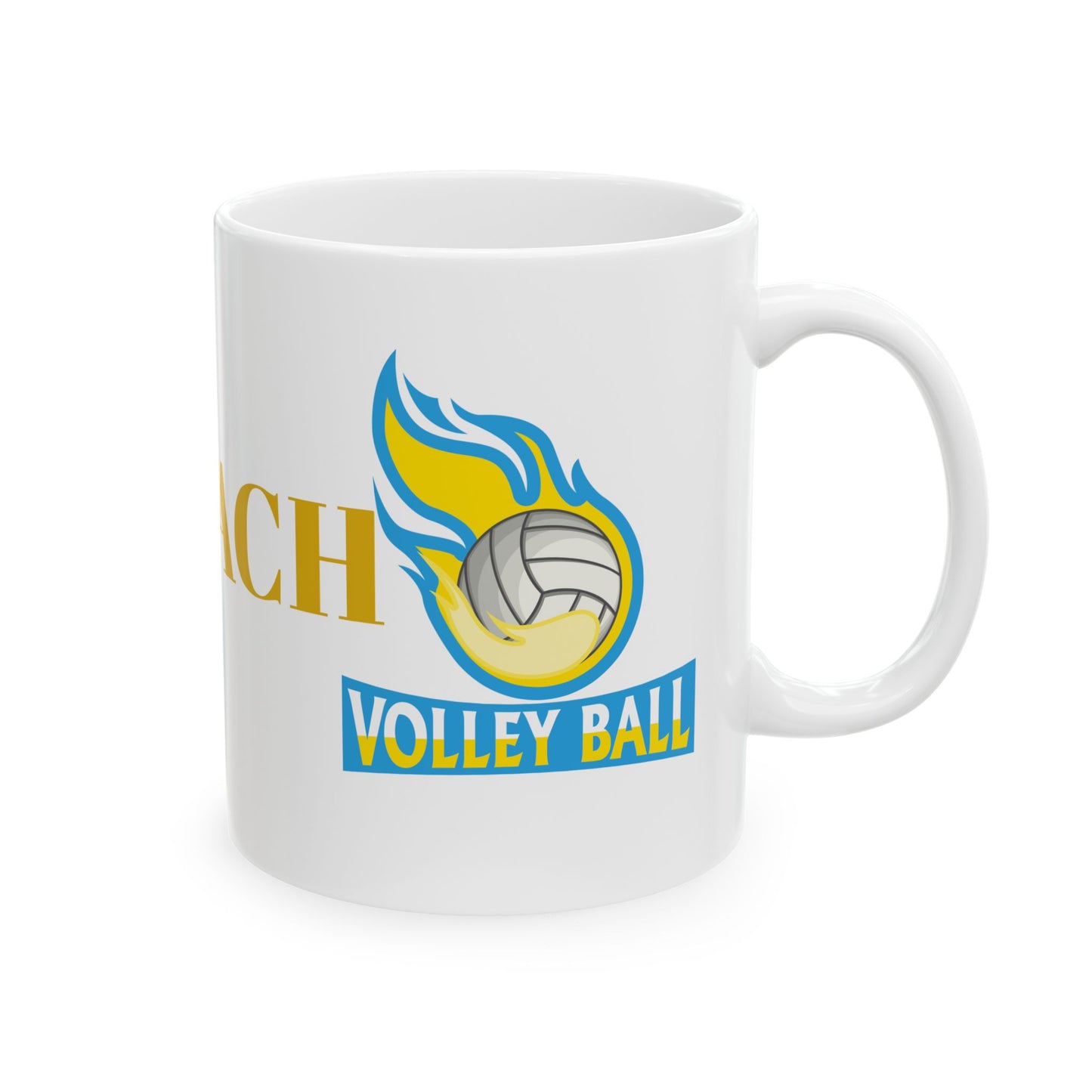 #1 Coach Volleyball Ceramic Mug - Perfect Gift for Coaches & Sports Fans (11oz, 15oz)