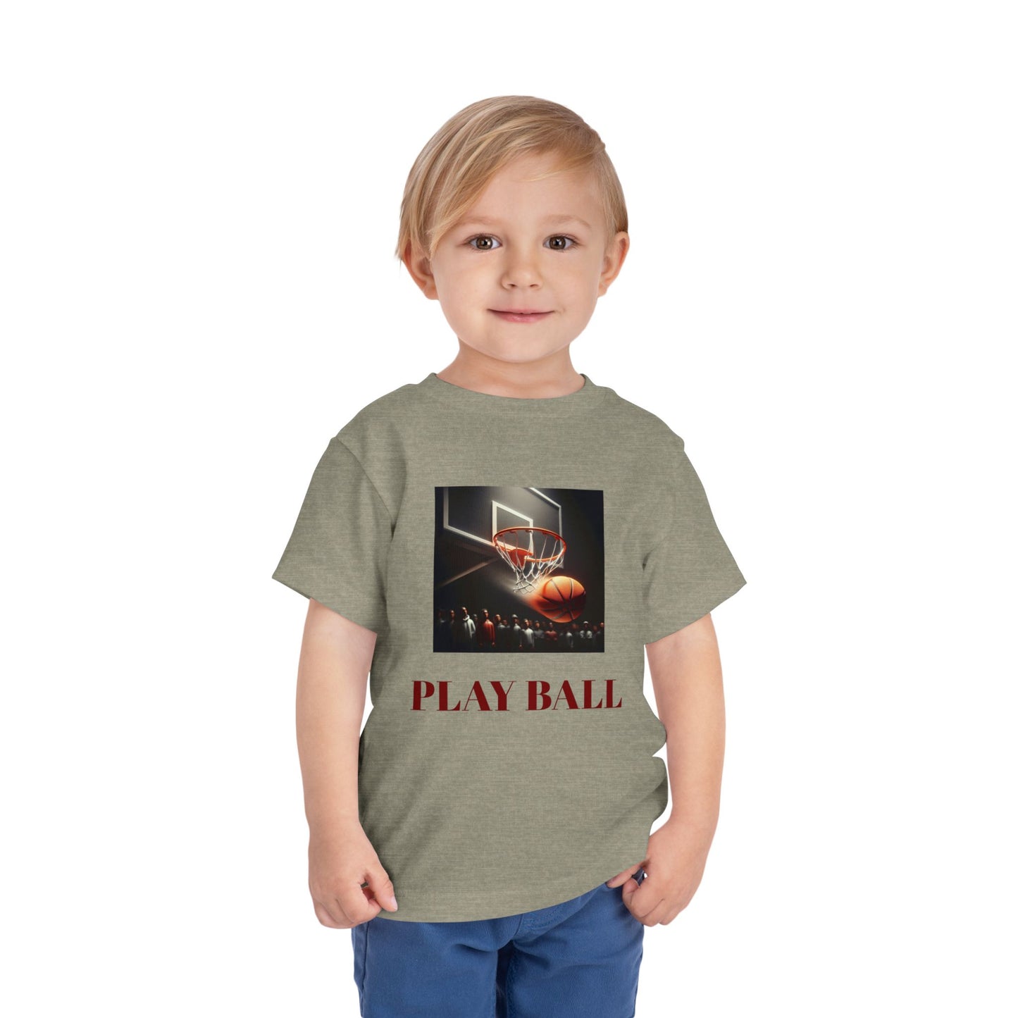 Toddler Play Ball Basketball Tee