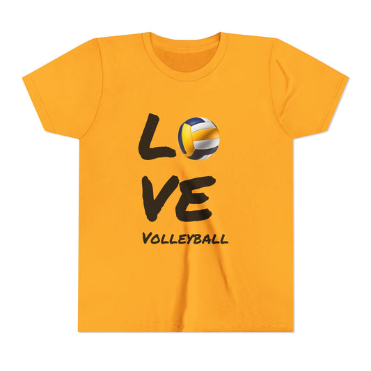 Love Volleyball Youth Short Sleeve - Perfect for Young Athletes