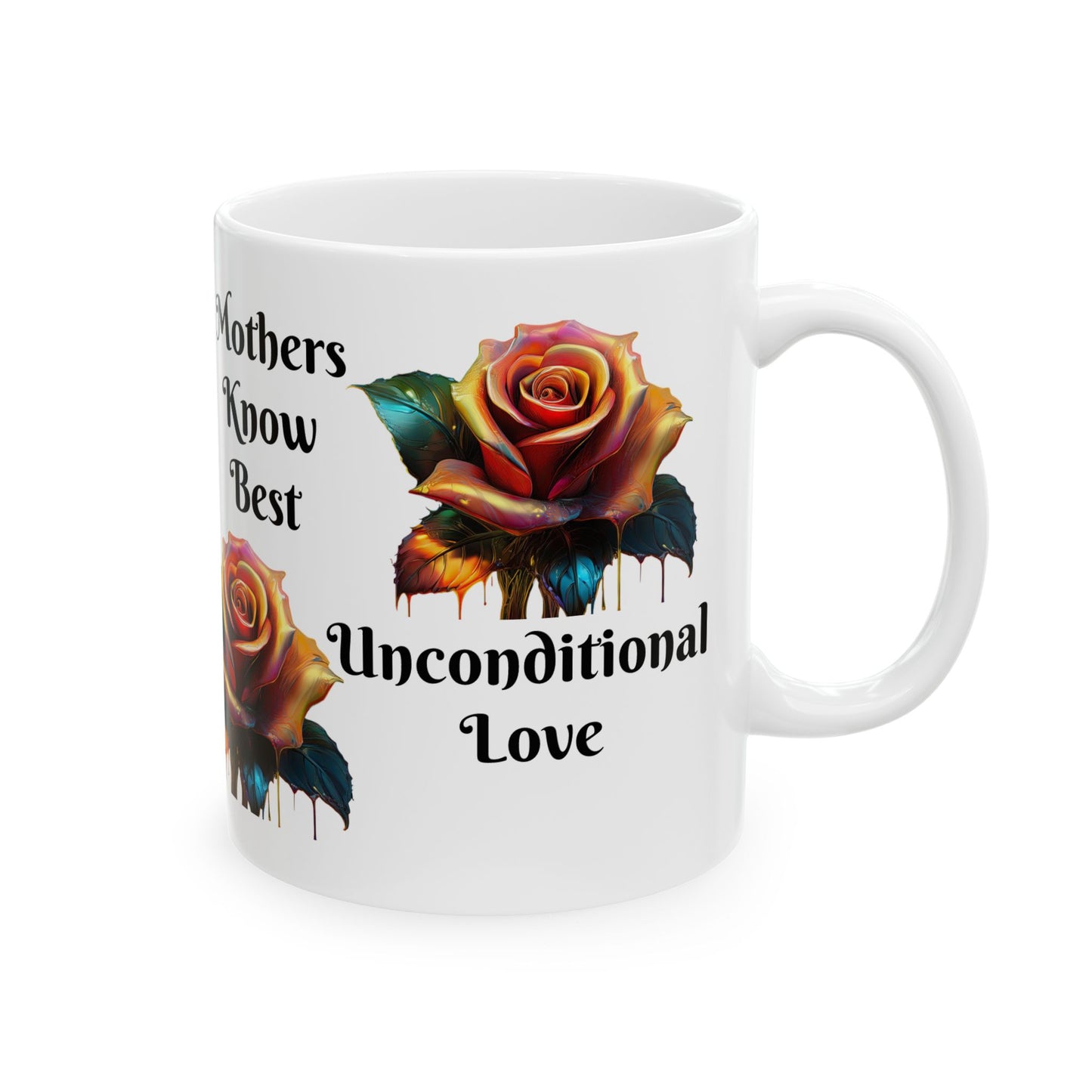 Mothers Know Best Floral Ceramic Mug - Perfect Gift for Moms