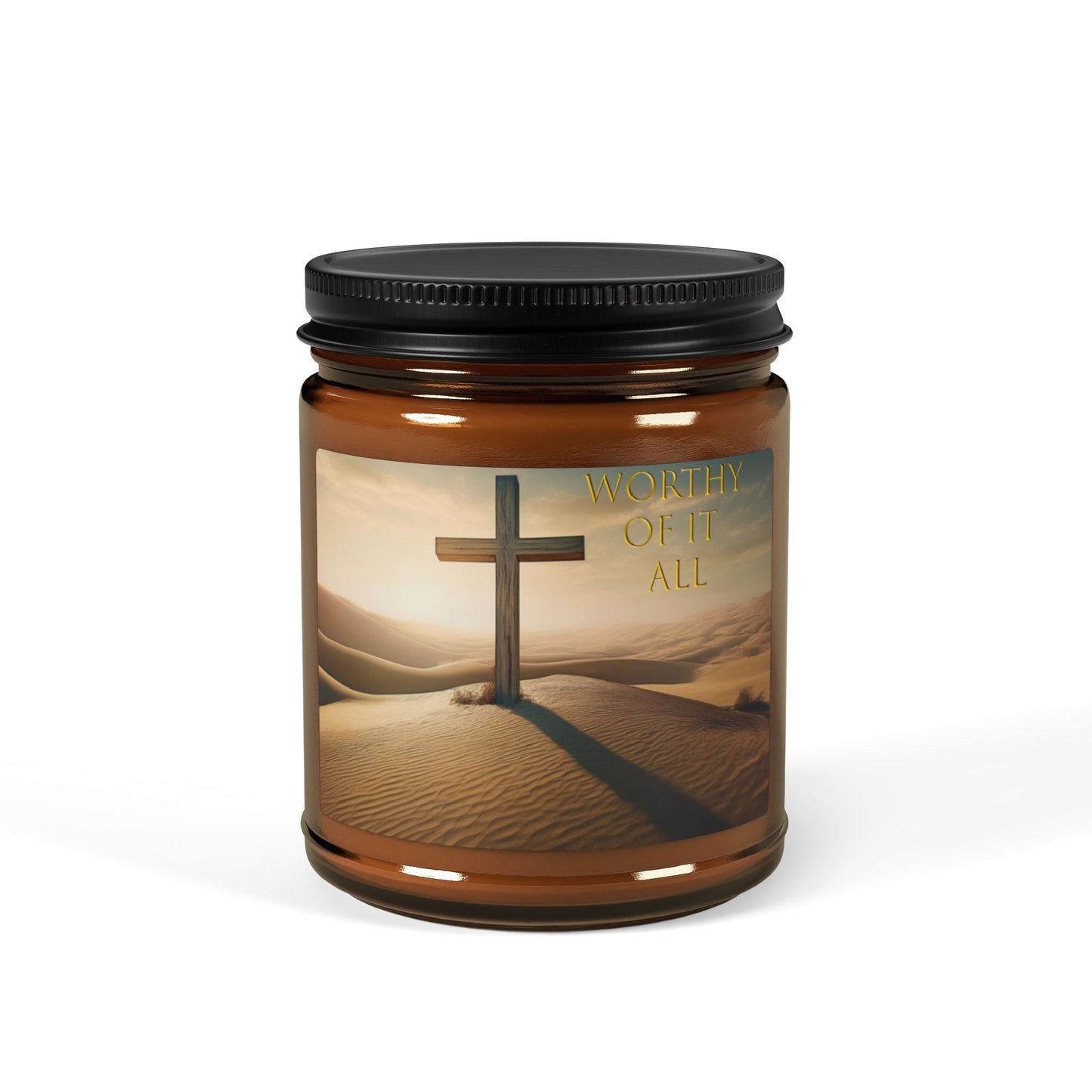 Scented Soy Candle (Amber Jar)