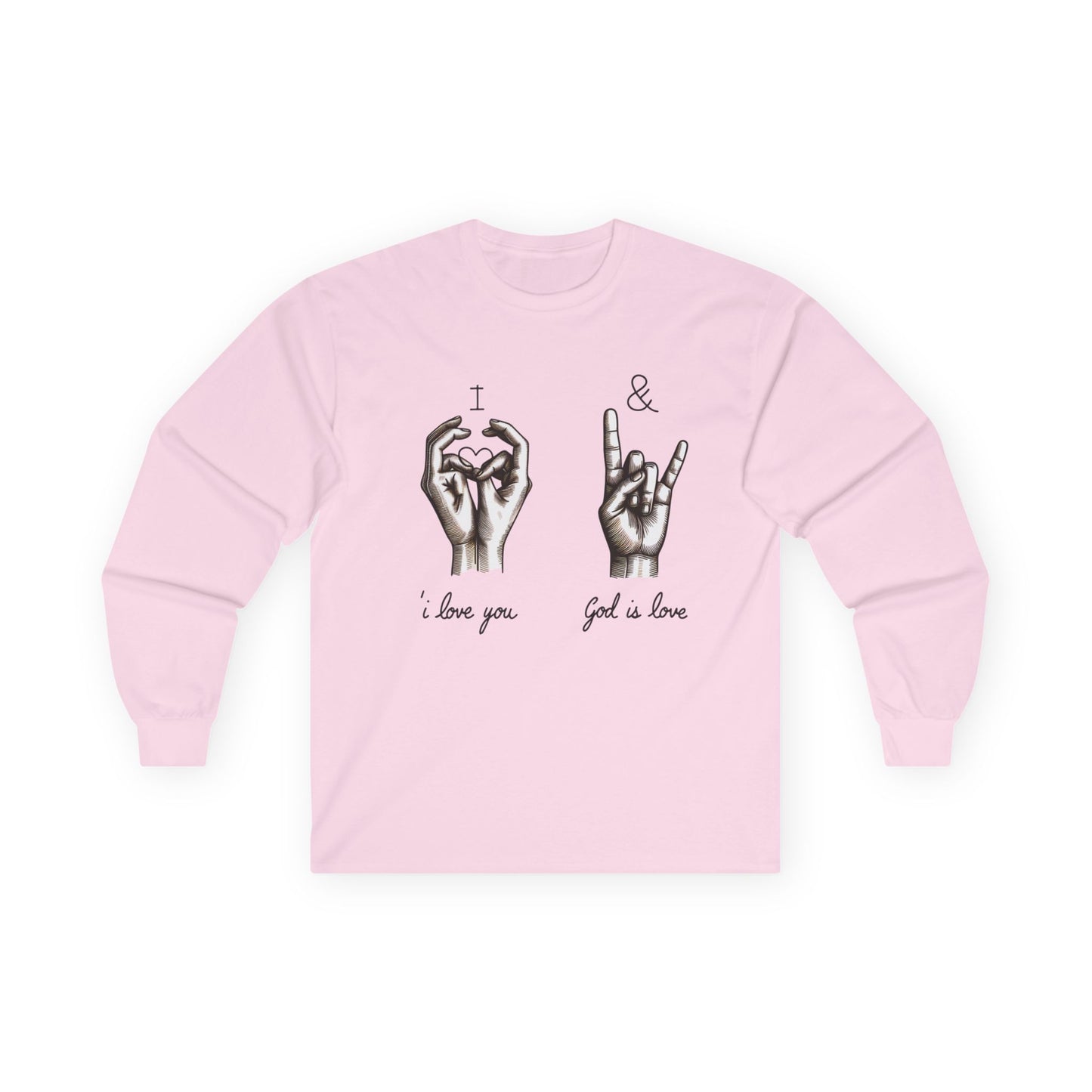 Women's Long Sleeve Tee - Sign Language