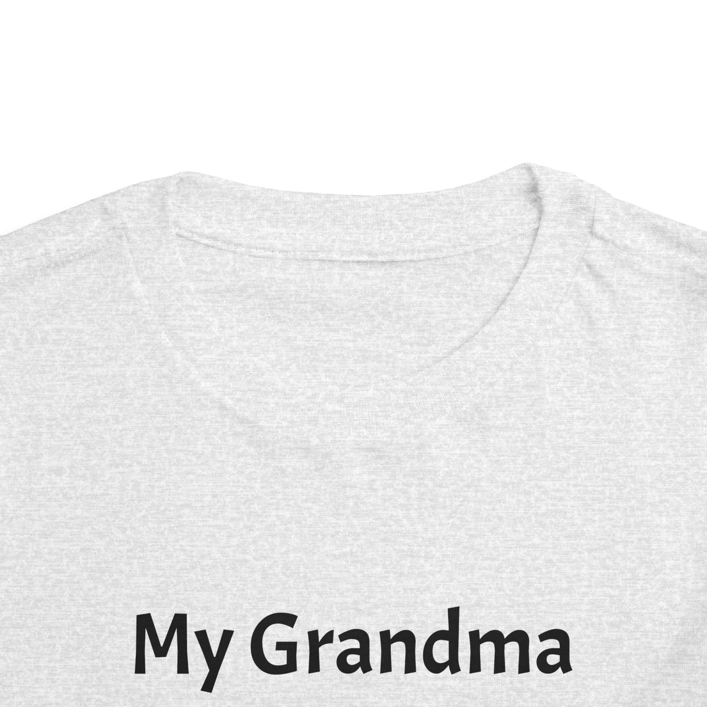 My Grandma Loves Me Toddler Tee - Cute Christian Gift for Kids