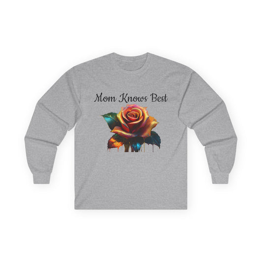 Mom Knows Best Long Sleeve Tee - Perfect Gift for Moms