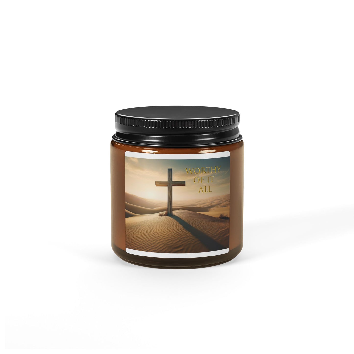 Scented Soy Candle (Amber Jar)