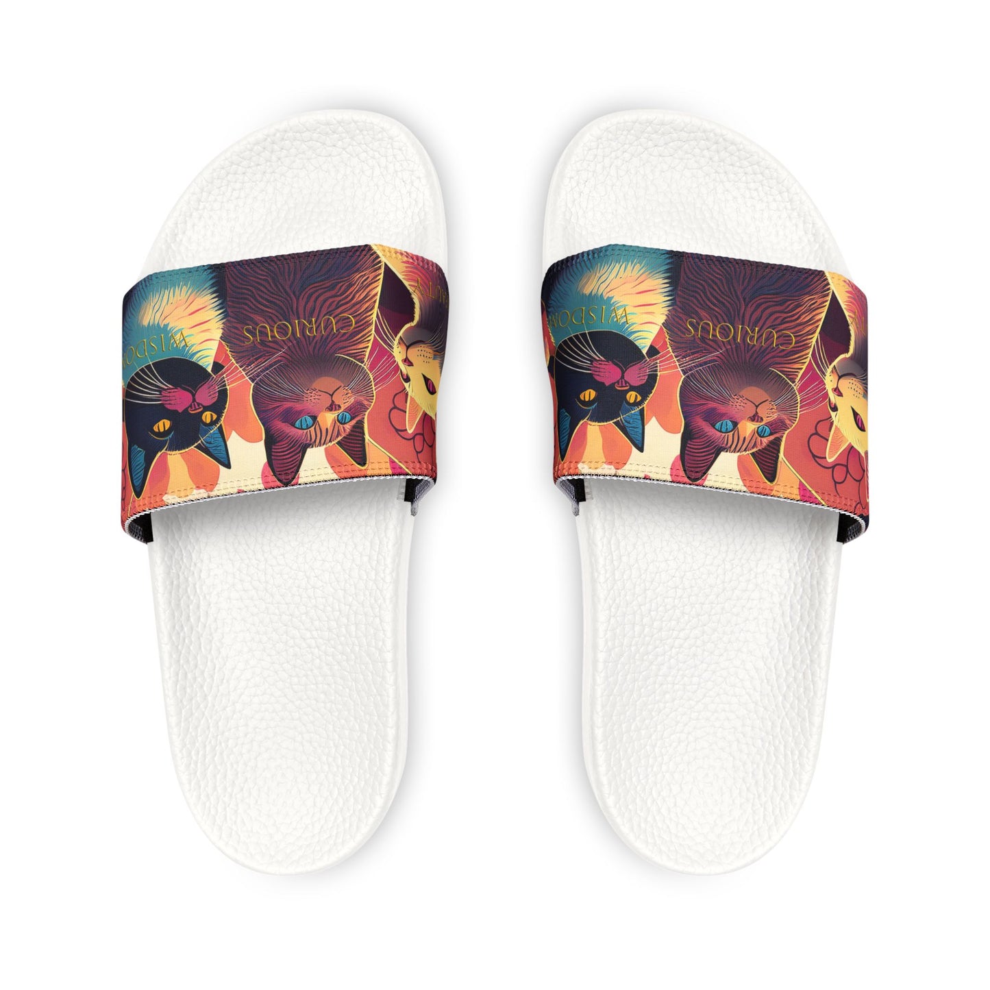 Youth Removable-Strap Sandals - Cats