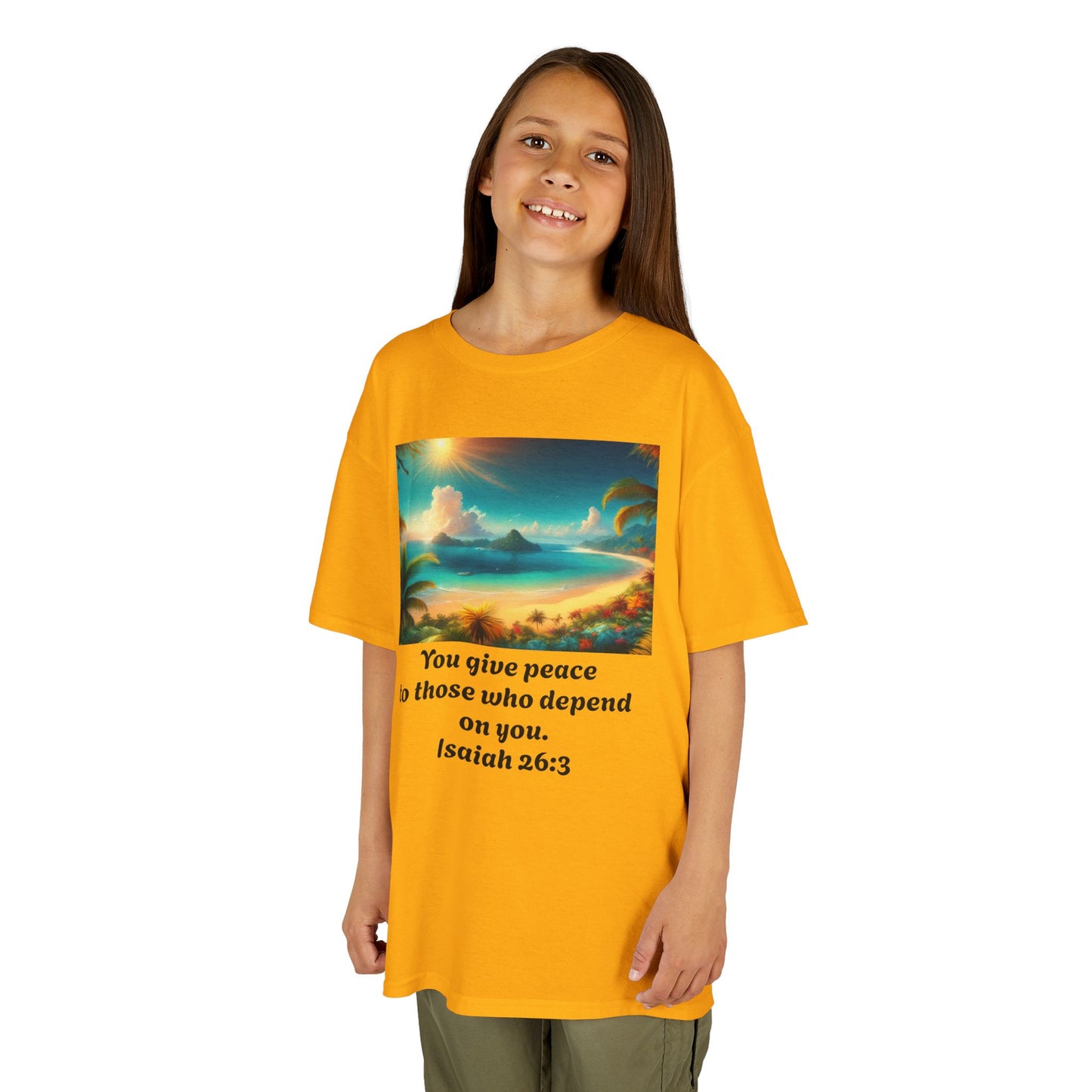 Kids T-Shirt Bible Verse 26:3