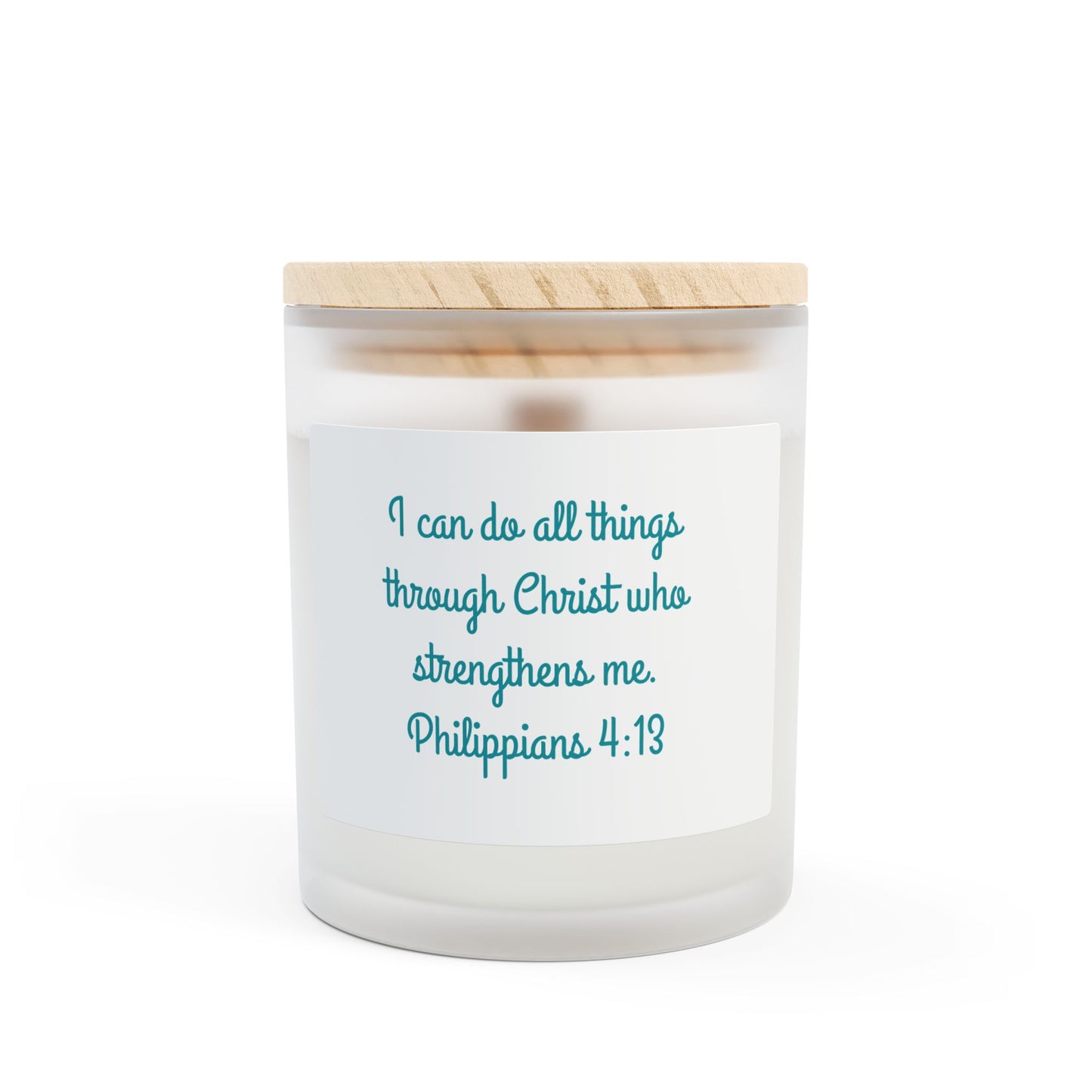 Frosted Glass Candle, 11oz