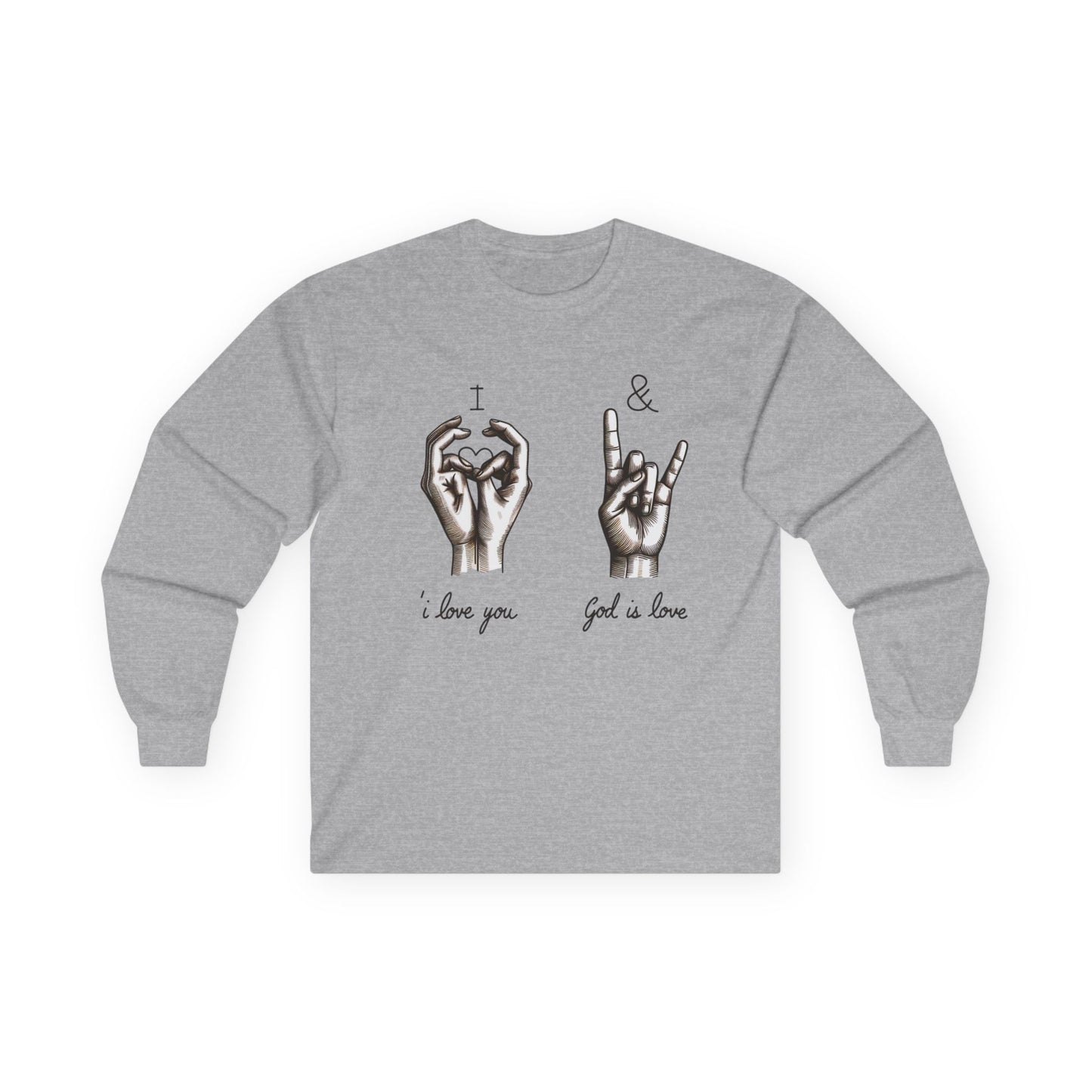 Women's Long Sleeve Tee - Sign Language