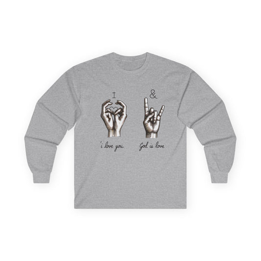 Women's Long Sleeve Tee - Sign Language