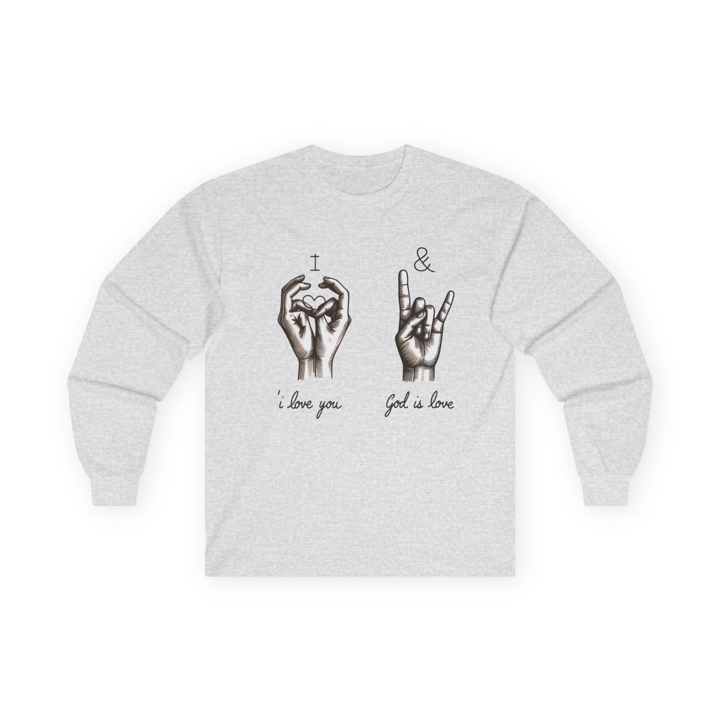 Women's Long Sleeve Tee - Sign Language