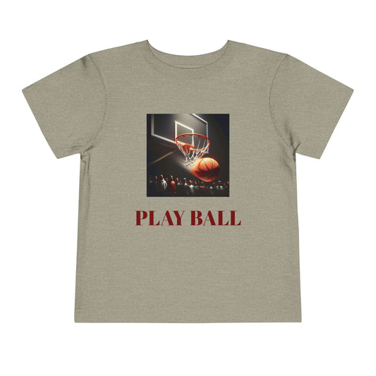 Toddler Play Ball Basketball Tee