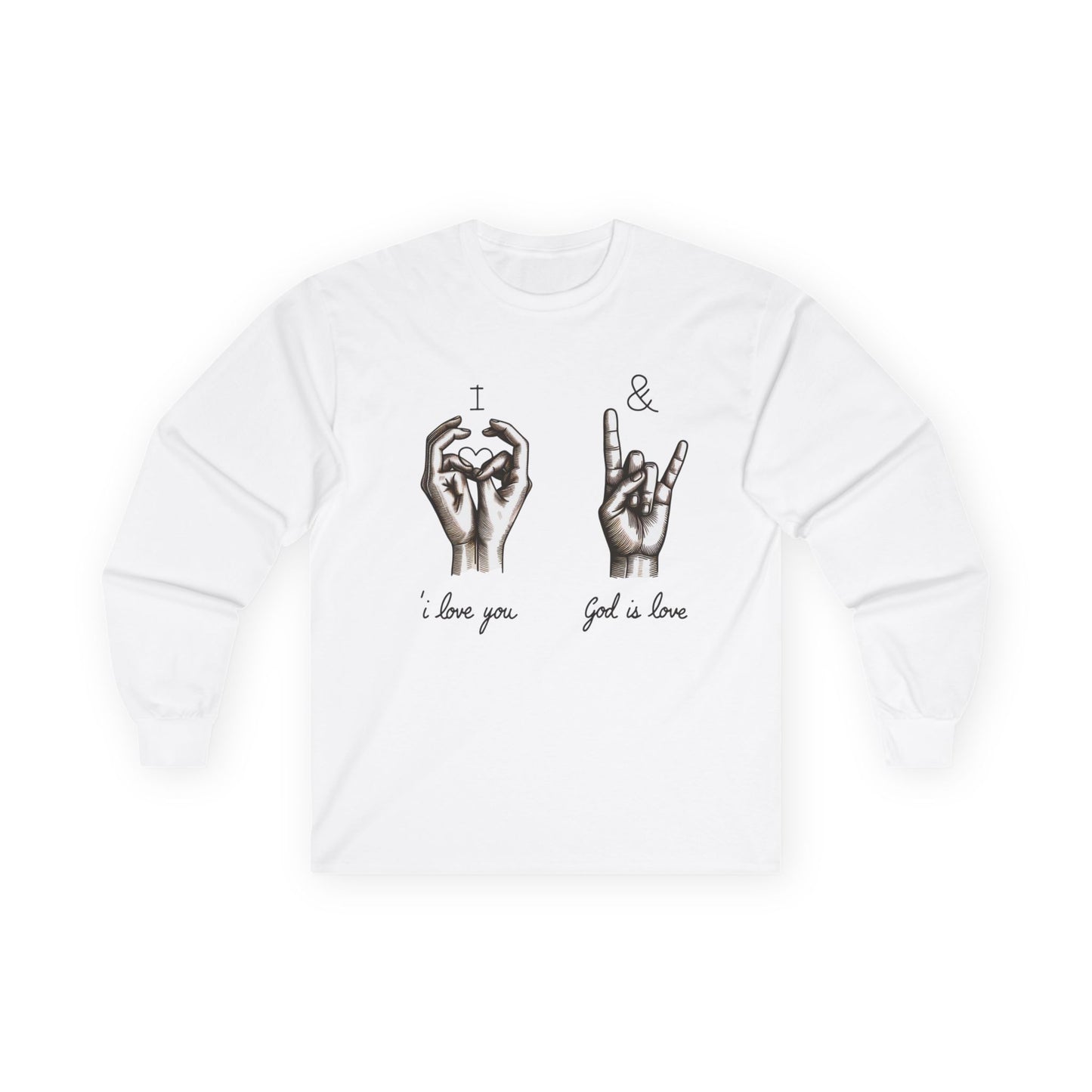 Women's Long Sleeve Tee - Sign Language