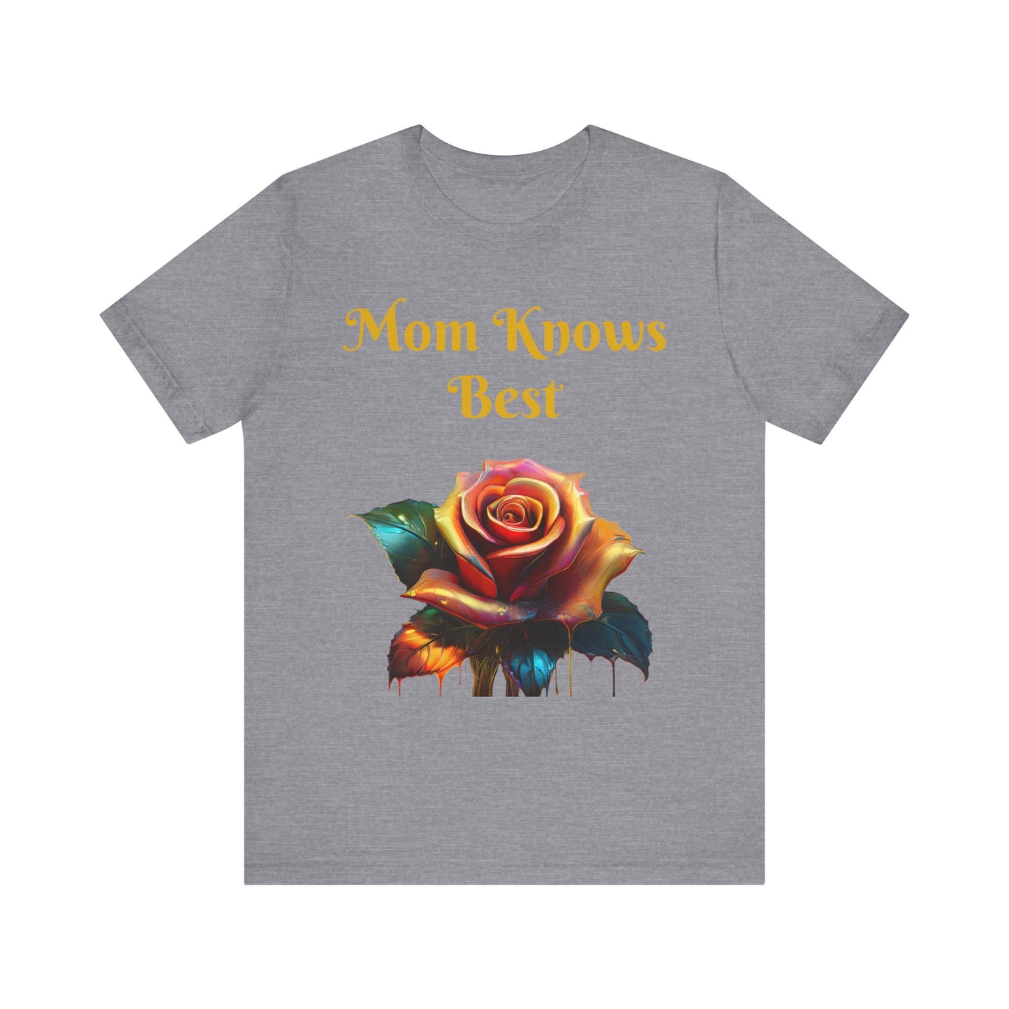 Mom Knows Best T-Shirt | Floral Design Gift for Mother's Day