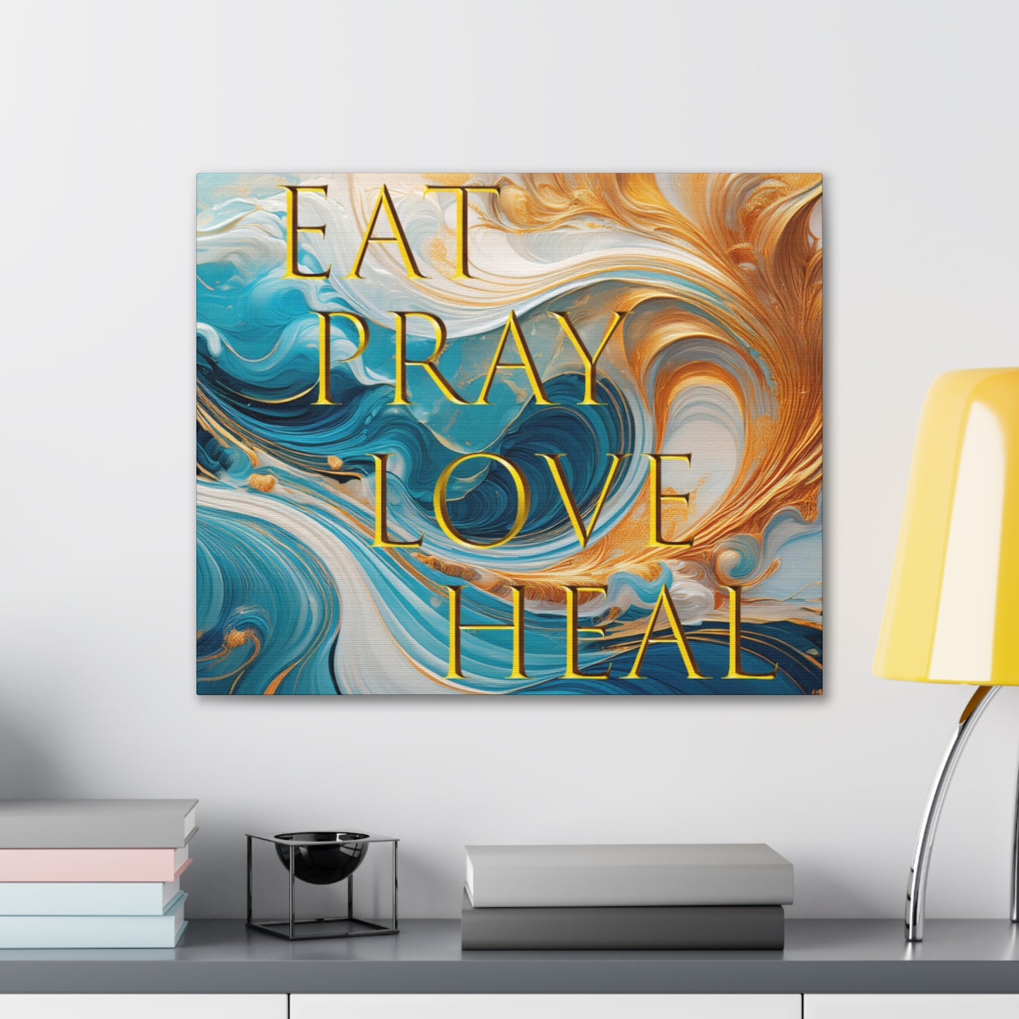 Canvas Eat Pray Love Heal