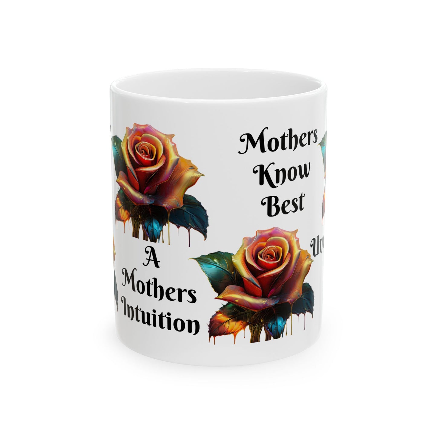 Mothers Know Best Floral Ceramic Mug - Perfect Gift for Moms