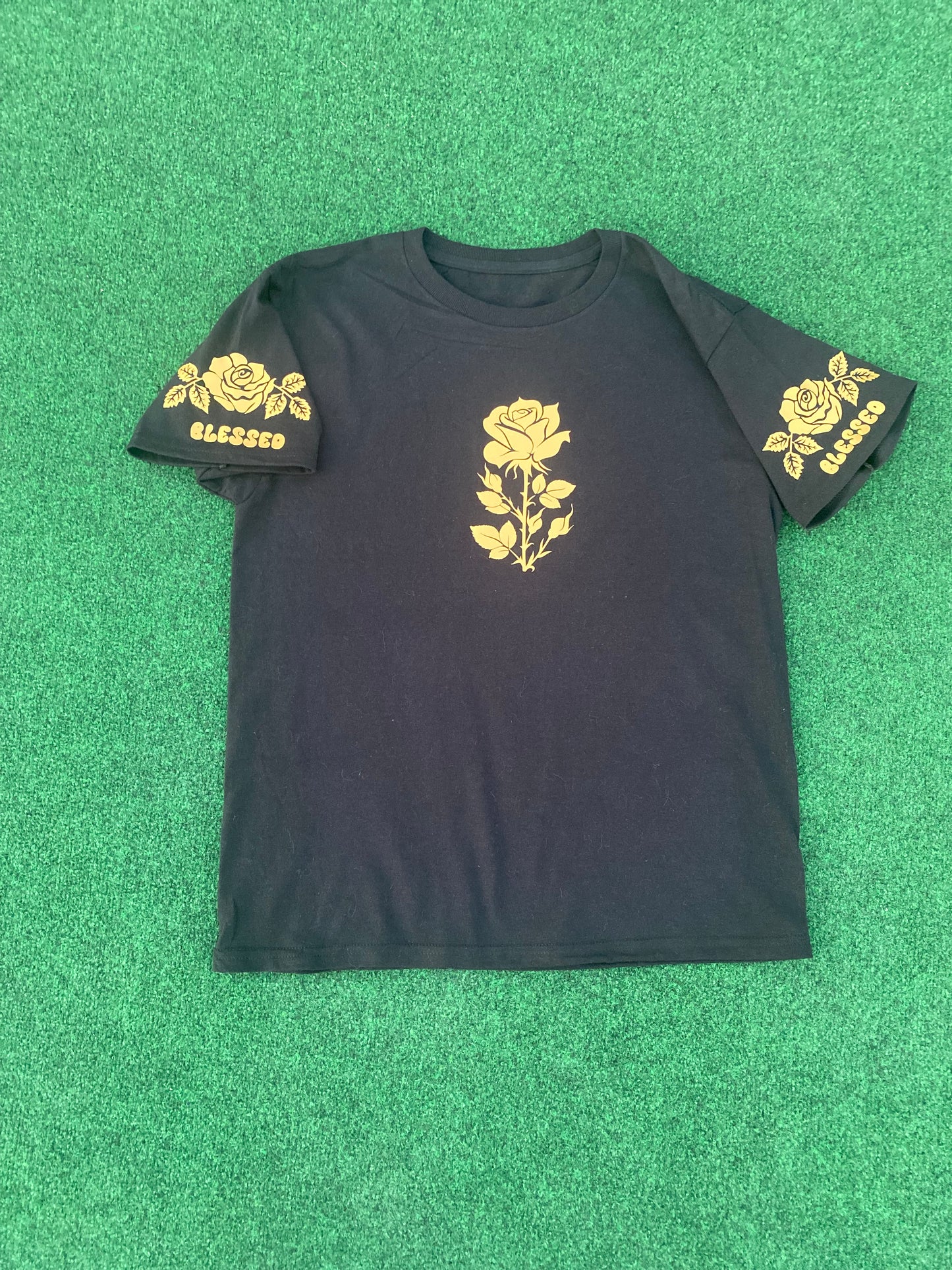 Women’s T-Shirt Gold Flower