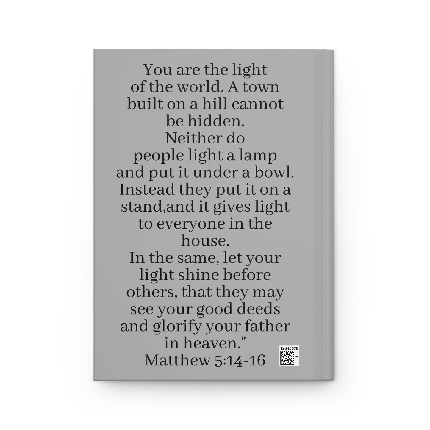 Hardcover Journal, Matthew 5:14