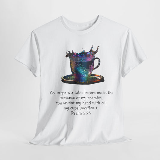 Unisex Heavy Cotton Tee - My Cup Overflows