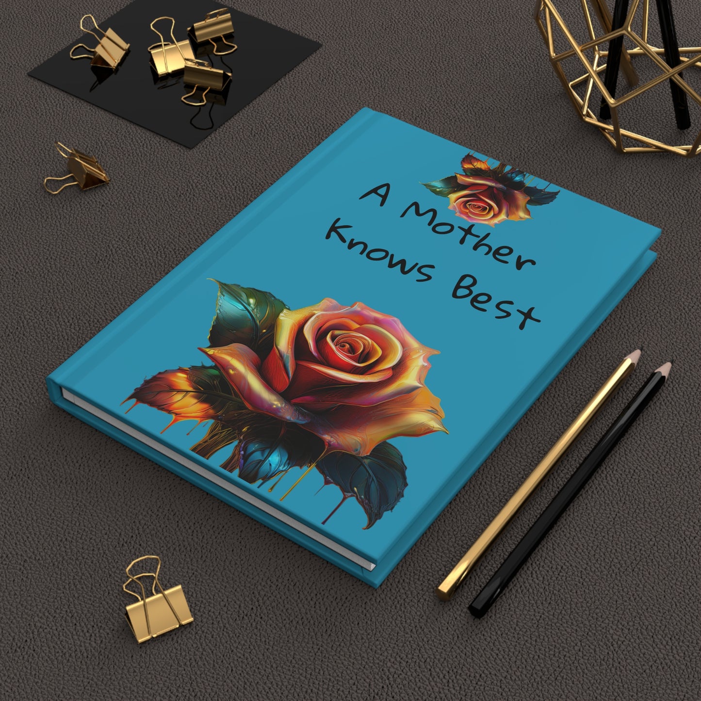 Inspirational Hardcover Journal with Floral Design - Perfect Gift for Mother's Day