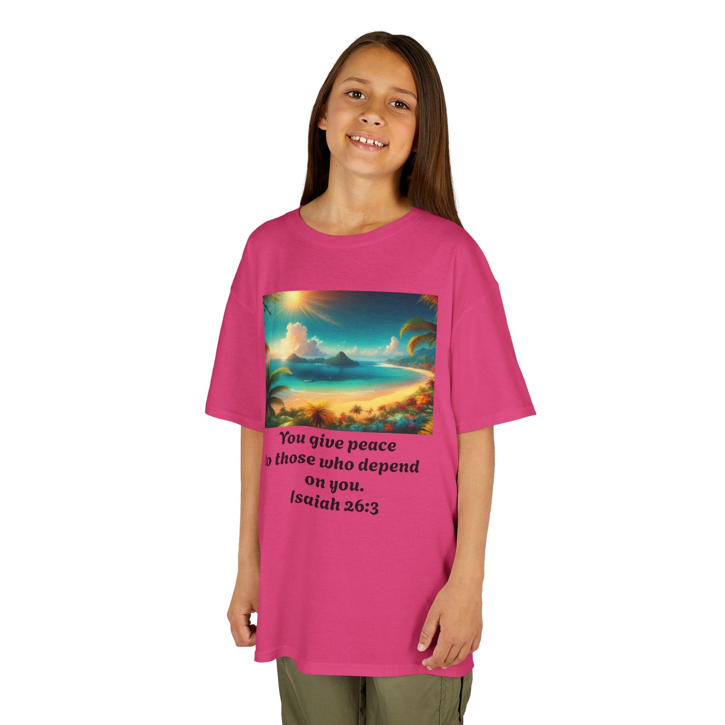 Kids T-Shirt Bible Verse 26:3