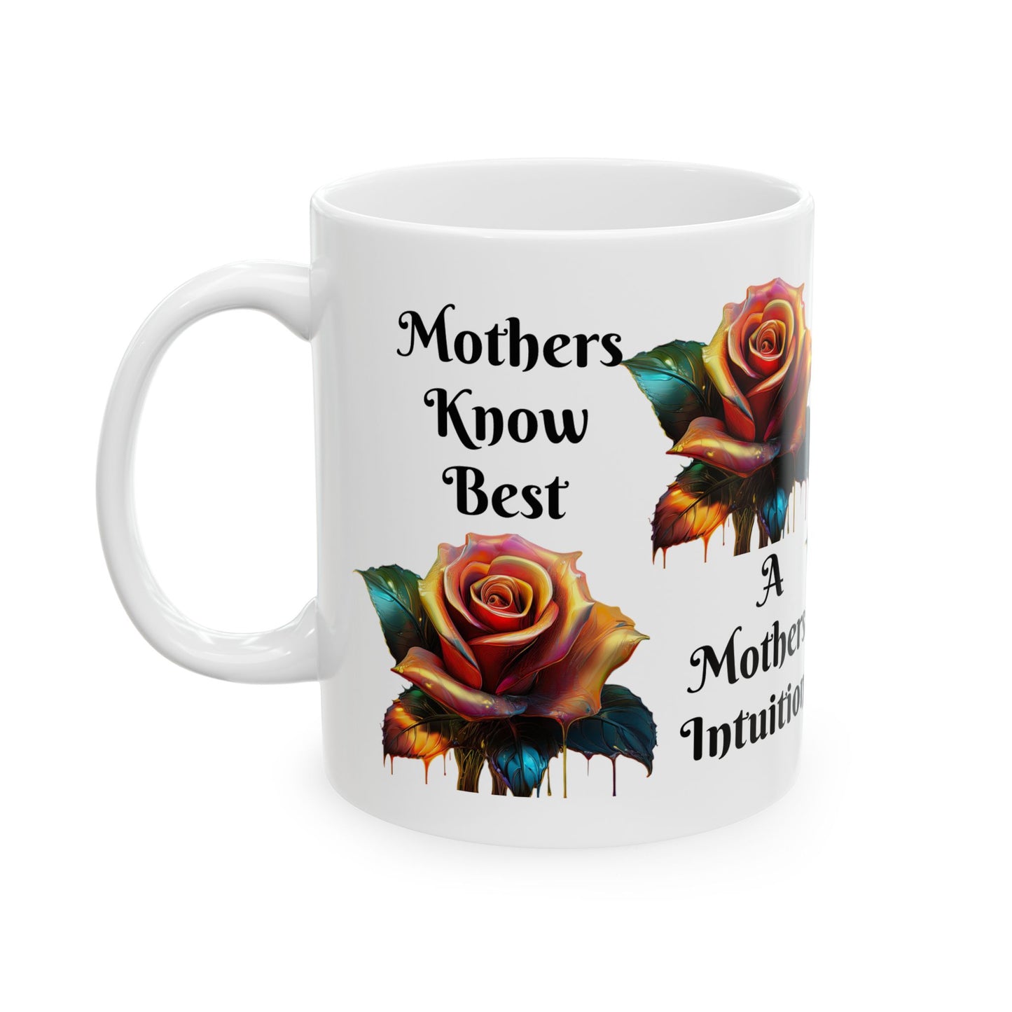 Mothers Know Best Floral Ceramic Mug - Perfect Gift for Moms