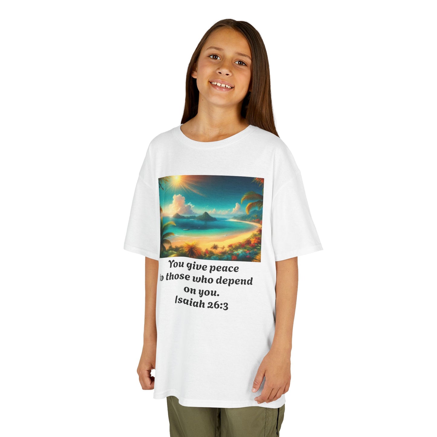 Kids T-Shirt Bible Verse 26:3