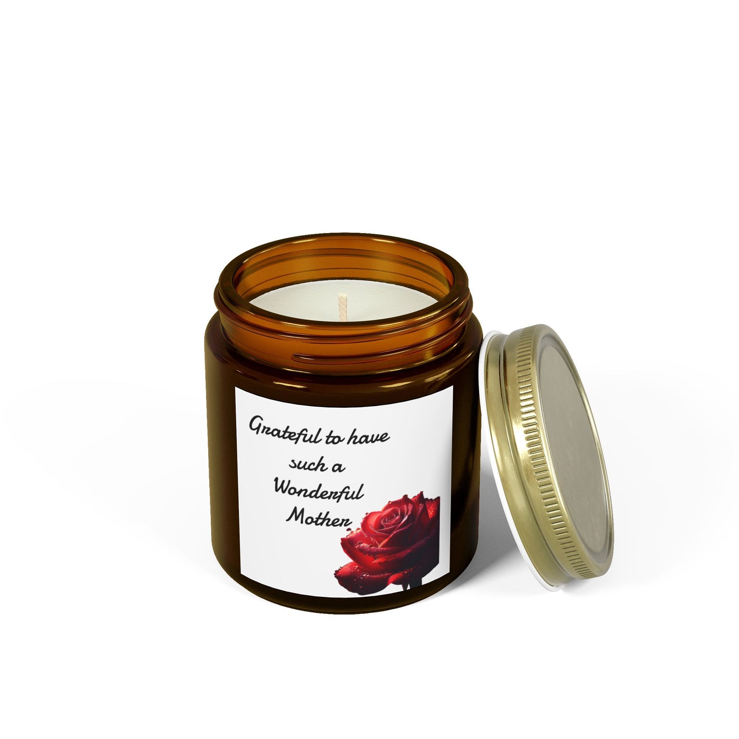 Grateful Mom Scented Candle - Perfect Gift for Mother's Day and Special Occasions