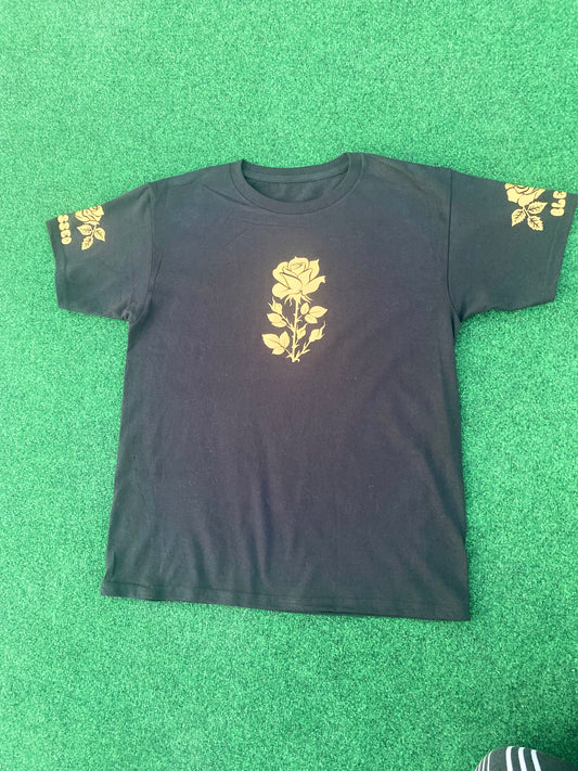 Women’s T-Shirt Gold Flower