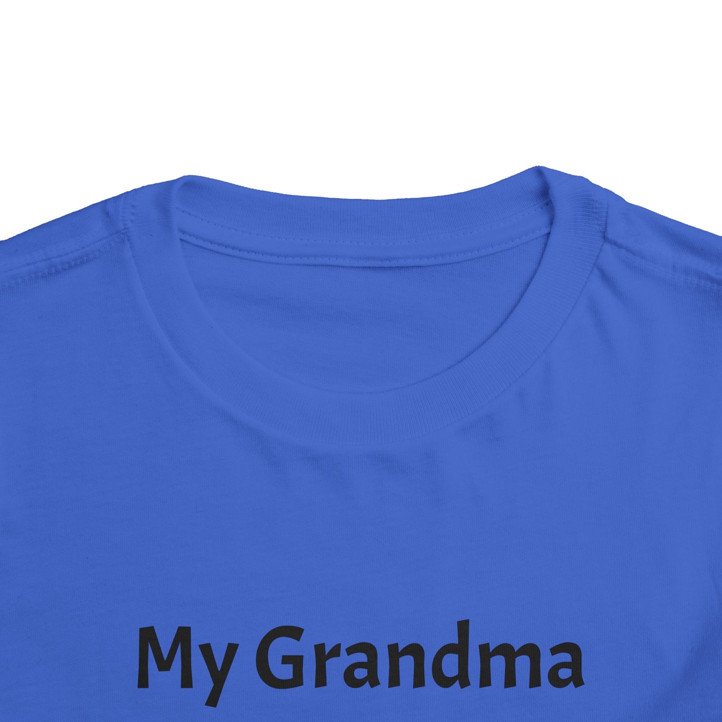 My Grandma Loves Me Toddler Tee - Cute Christian Gift for Kids