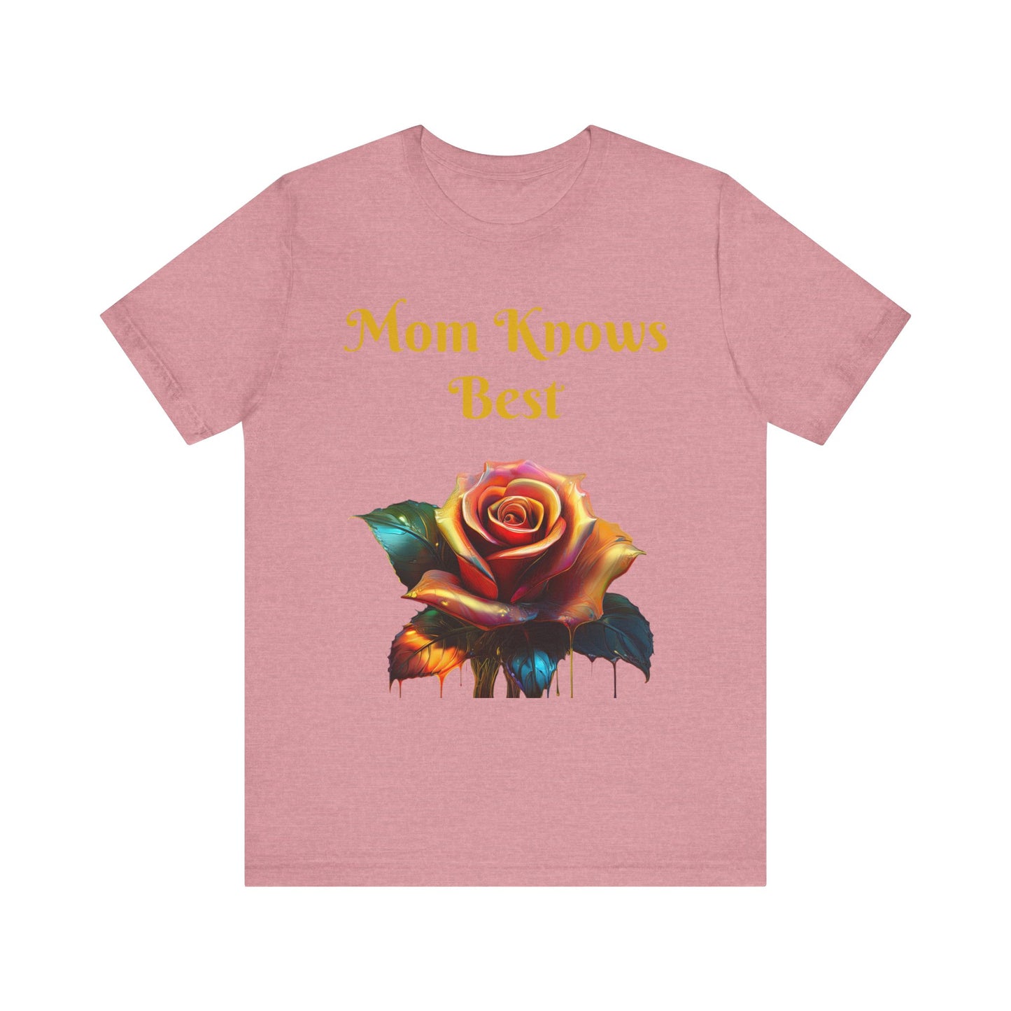 Mom Knows Best T-Shirt | Floral Design Gift for Mother's Day