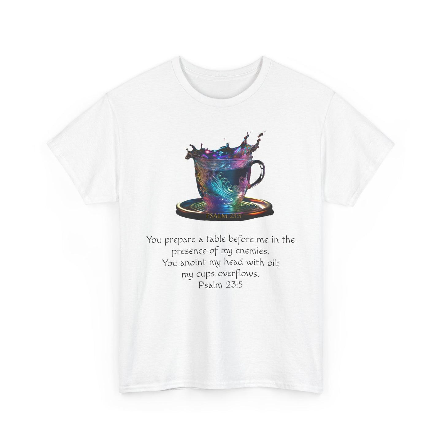 Unisex Heavy Cotton Tee - My Cup Overflows