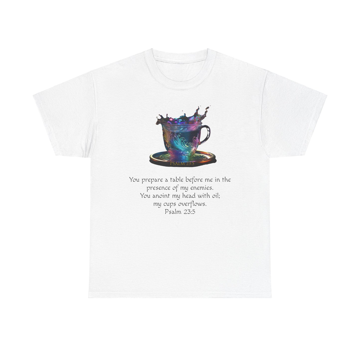 Unisex Heavy Cotton Tee - My Cup Overflows