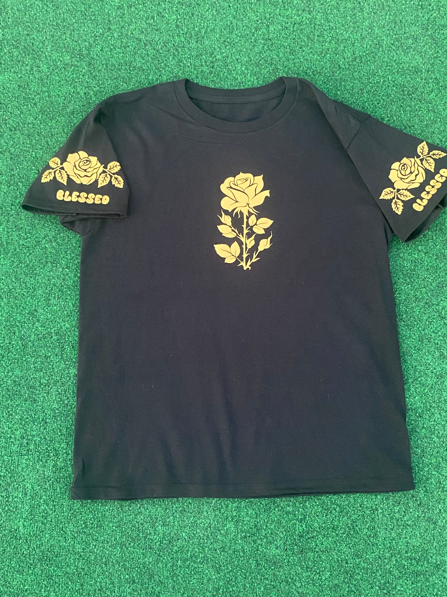 Women’s T-Shirt Gold Flower